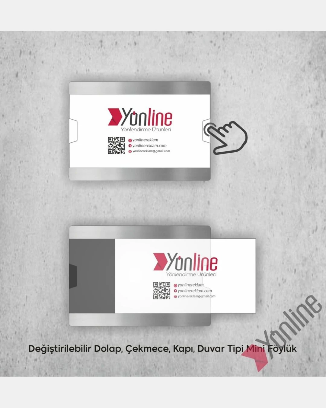 Değiştirilebilir Dolap - Çekmece - Kapı - Duvar Tipi Mini Föylük İkili Set