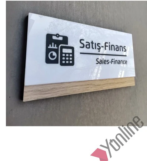 Klasik MDF Serisi Satış - Finans Kapı İsimliği