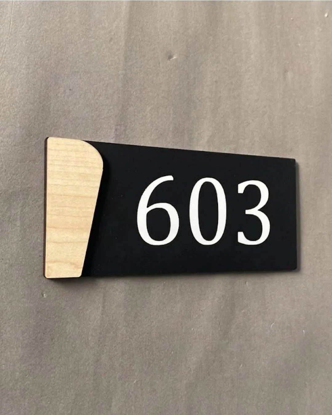 Akçaağaç Serisi Mat Siyah Otel Kapı
