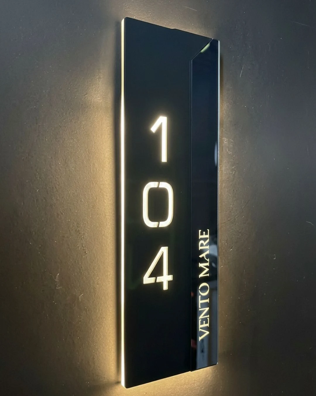 Diamond Onix Series Işıklı Otel Kapı Numarası